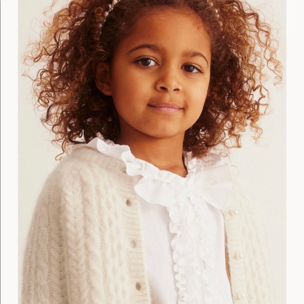 Simone Rocha X HM Cable-knit Wool-blend Cardigan